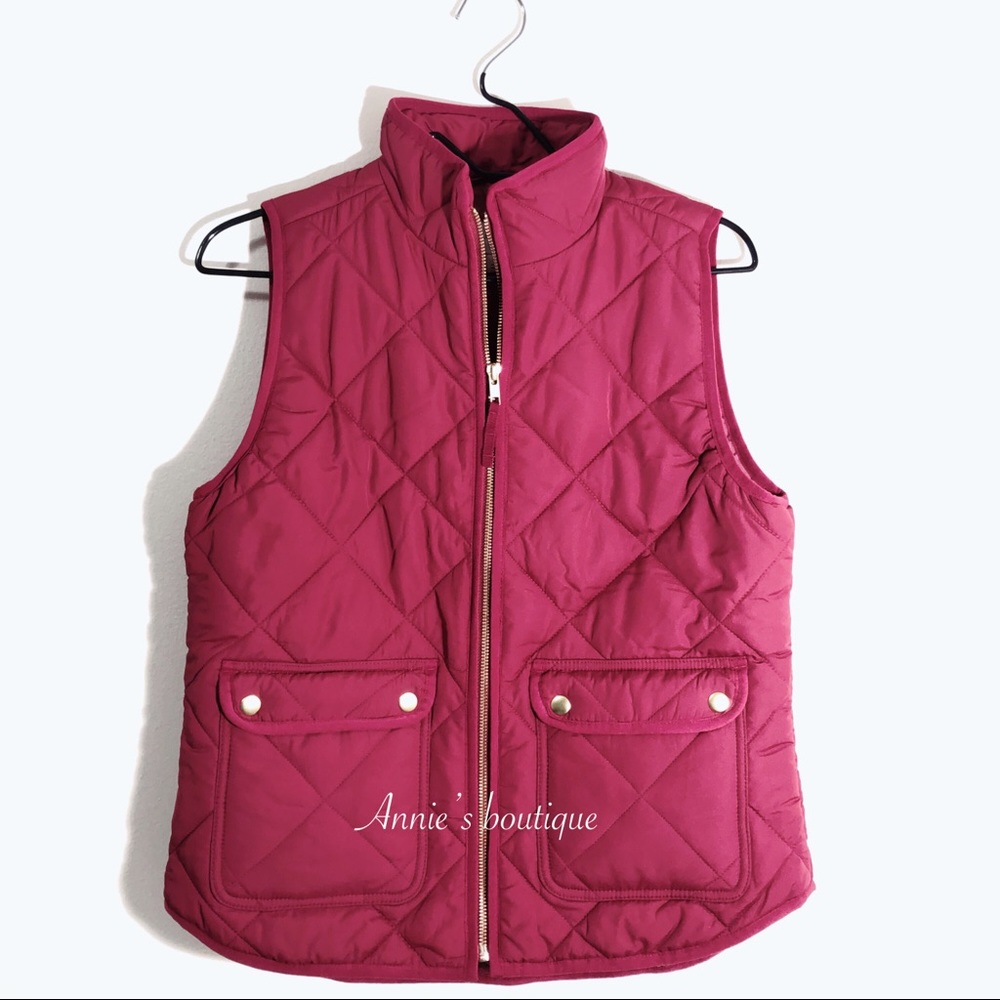 J.Crew quilted puffer vest